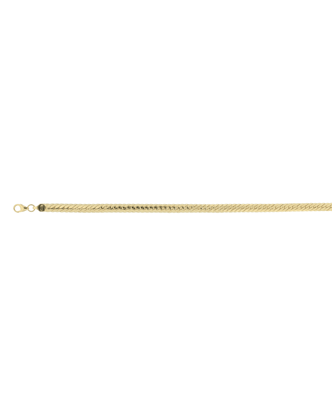 9CT Y/G HERRINGBONE 4.2mm/45cm
